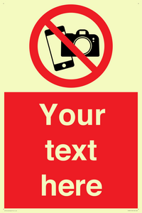 Custom No filming or photography